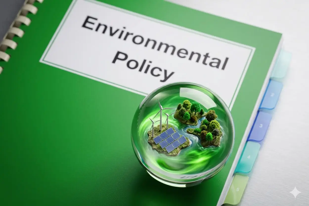 pollution-liability-insurance-environmental-policy Pollution liability insurance concept shown with environmental policy documents and a globe.